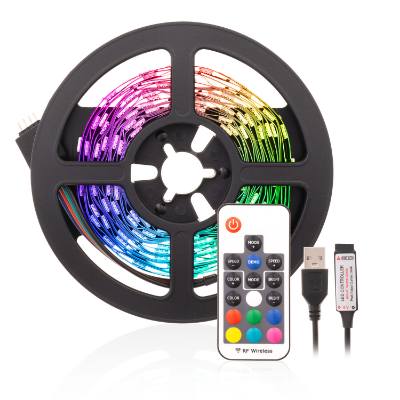Sada LED pásku USB RGB 4m 20W s dálkovým ovladačem